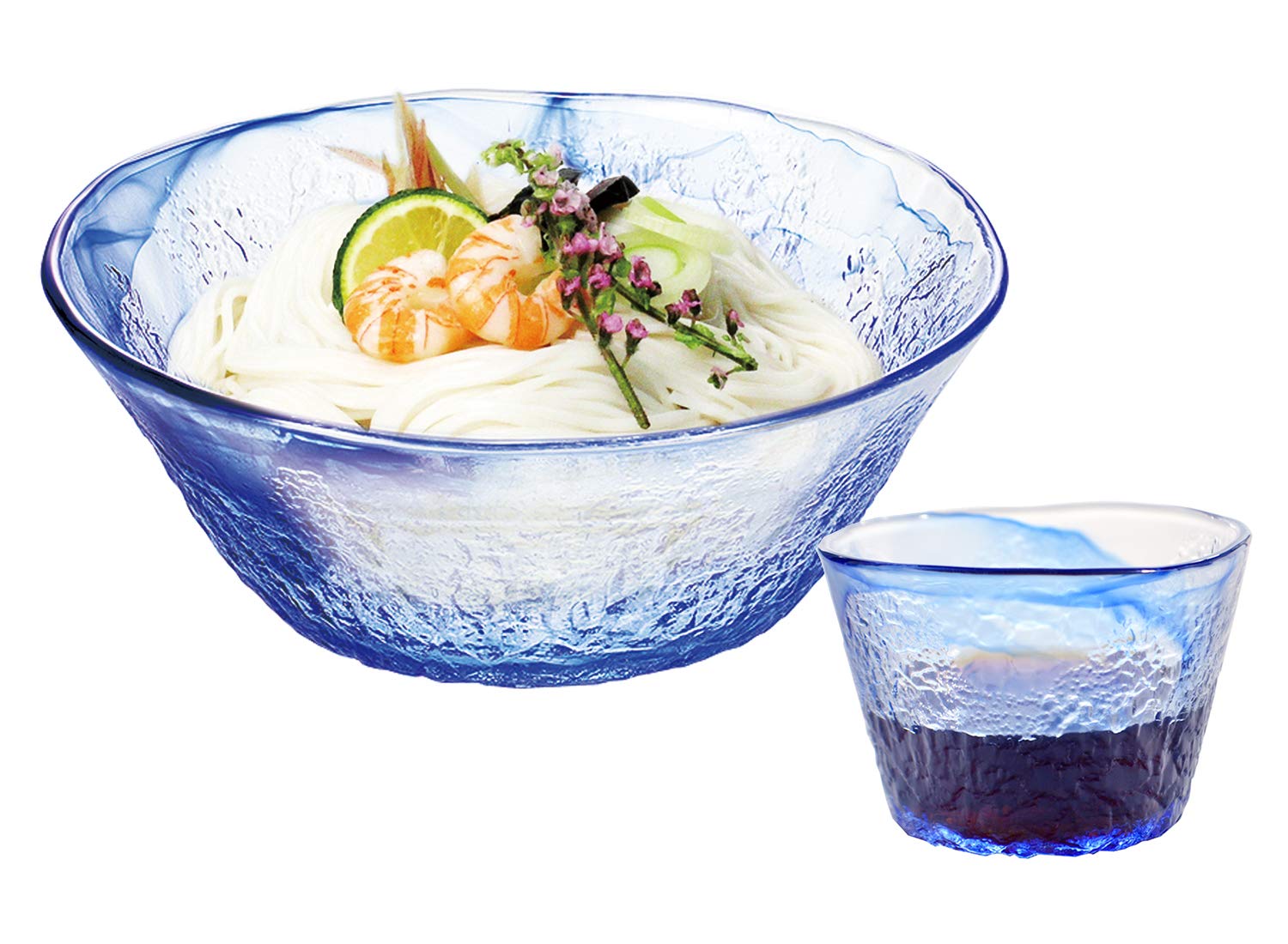 SASAKI CRYSTALクリスタルガラスの器冷麺ソーメンセット